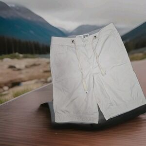 Converse Regular Fit Flat Front Boardwalk Short Oyster Color Size 34